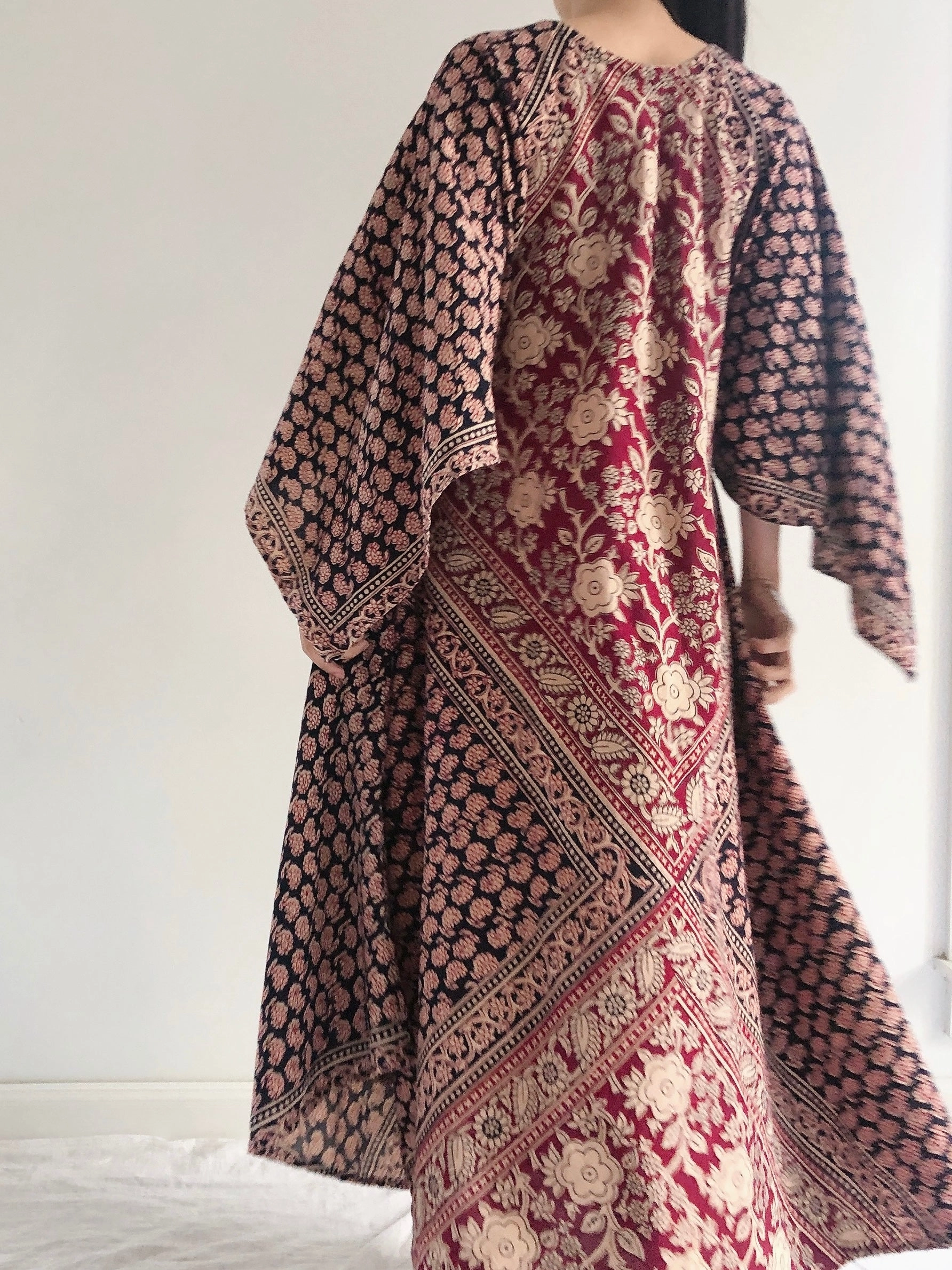1970s Indian Cotton Dress - OSFM