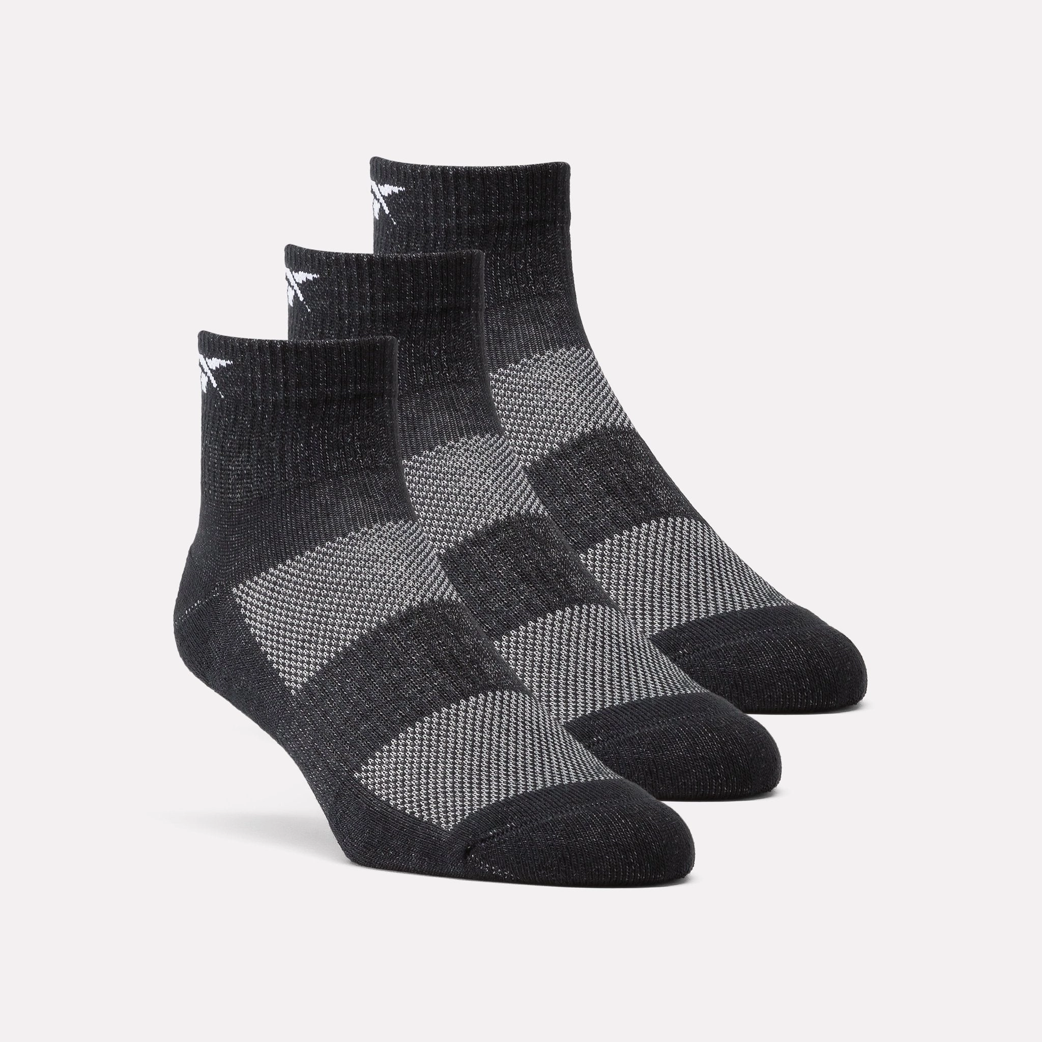 3-Pack Sports Essentials Ankle Socks Black