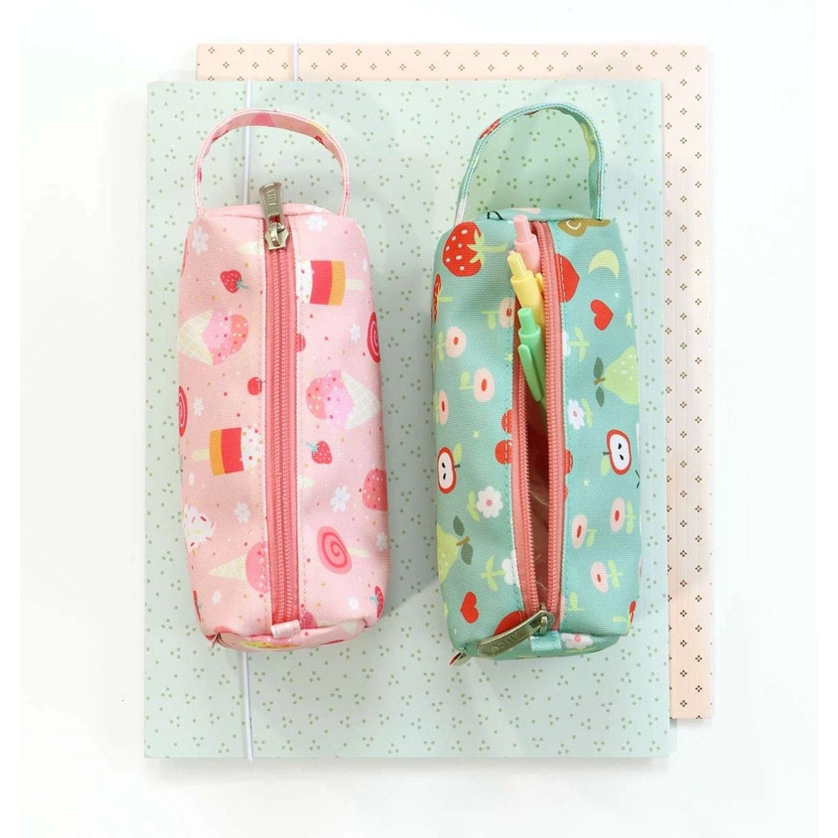 A Little Lovely Company Pencil Case: Ice-cream