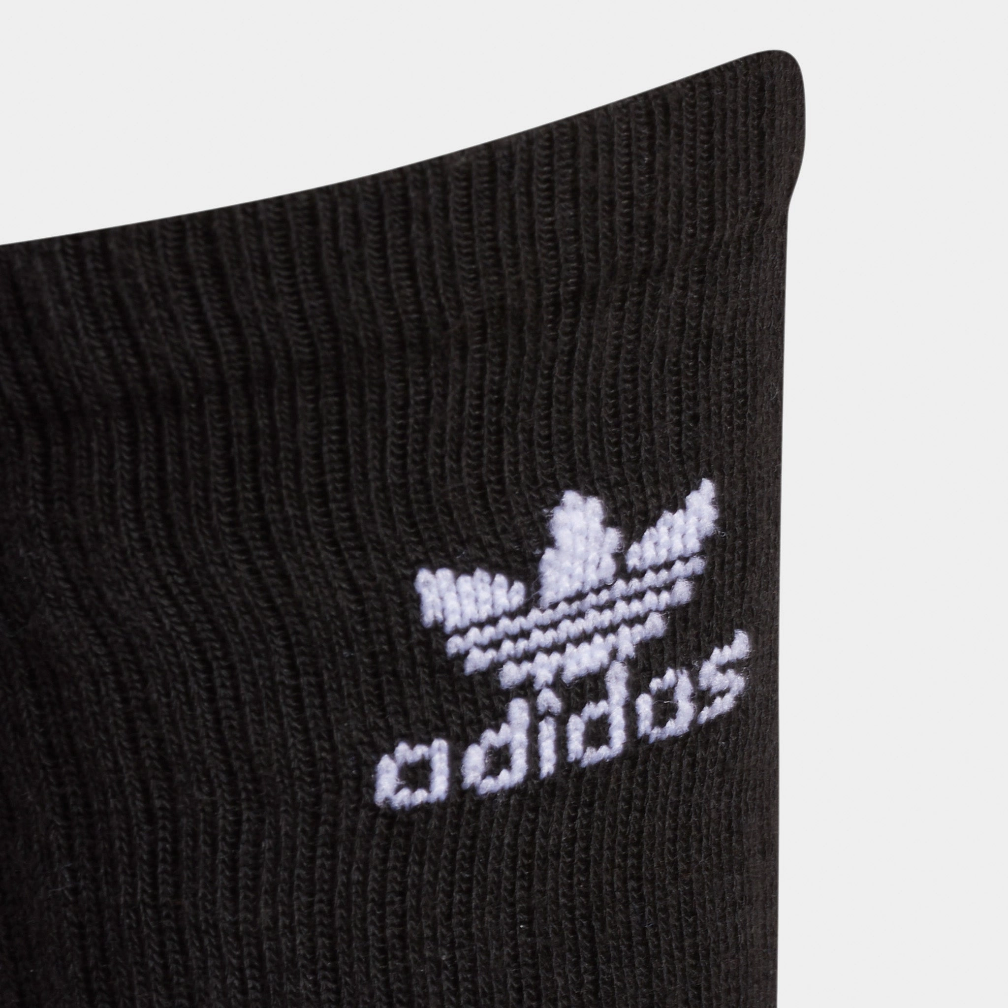 adidas Originals Trefoil Crew Socks (6 Pack) Black / White