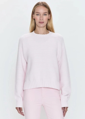 Adina Everyday Sweater - Barely Pink