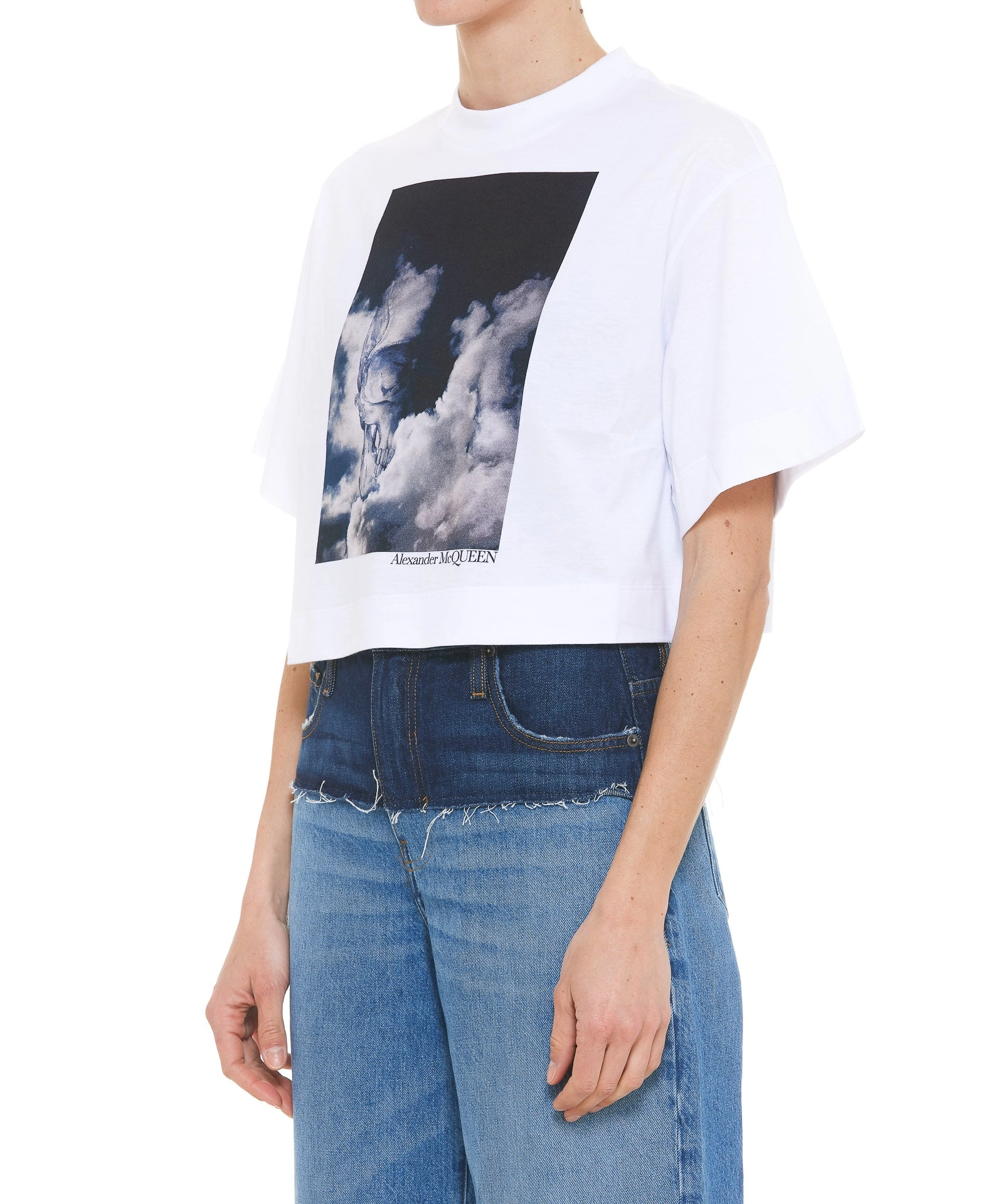 Alexander McQueen Graphic Printed Crewneck T-Shirt