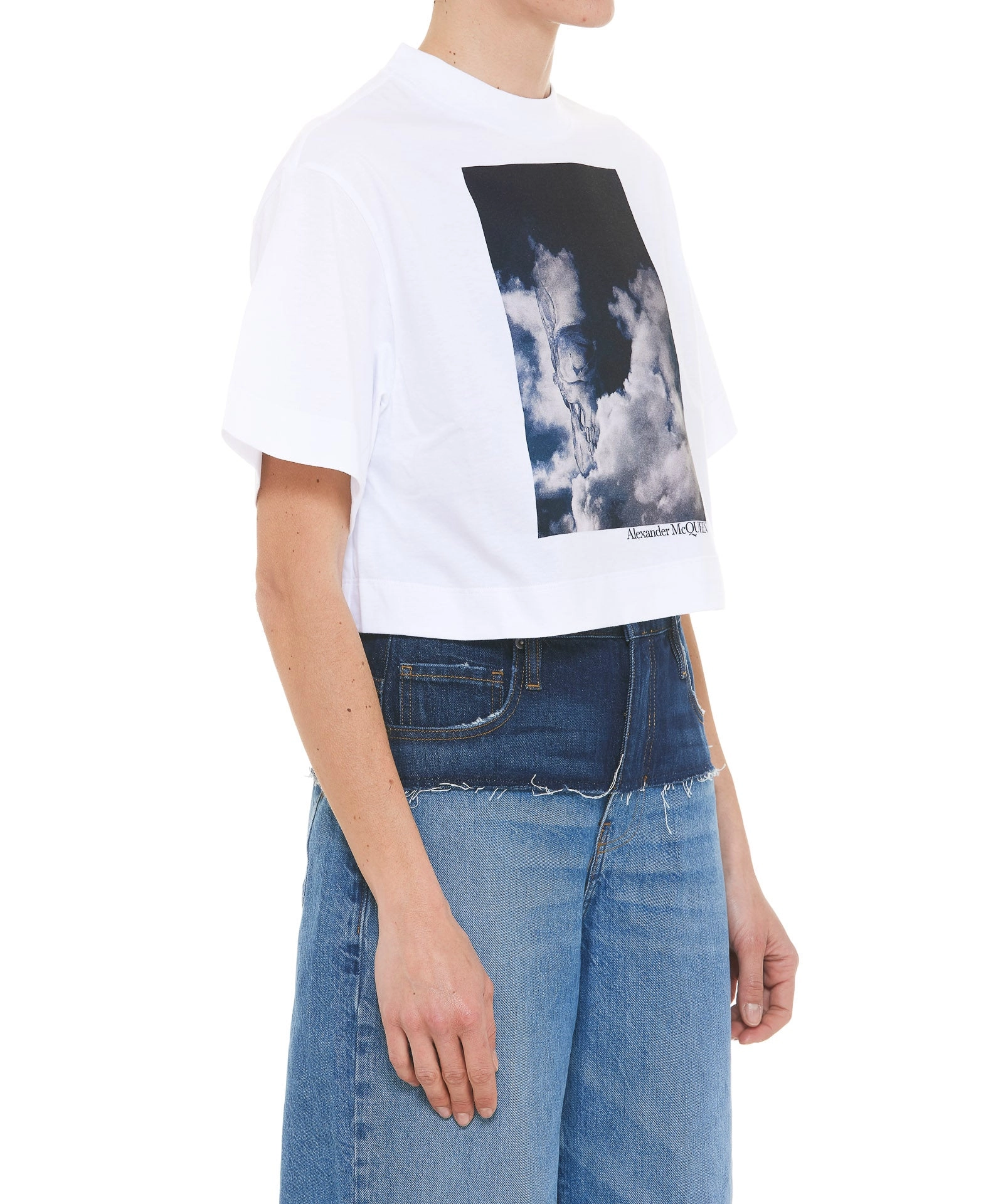Alexander McQueen Graphic Printed Crewneck T-Shirt