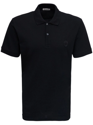 Alexander McQueen Skull Patch Polo Shirt