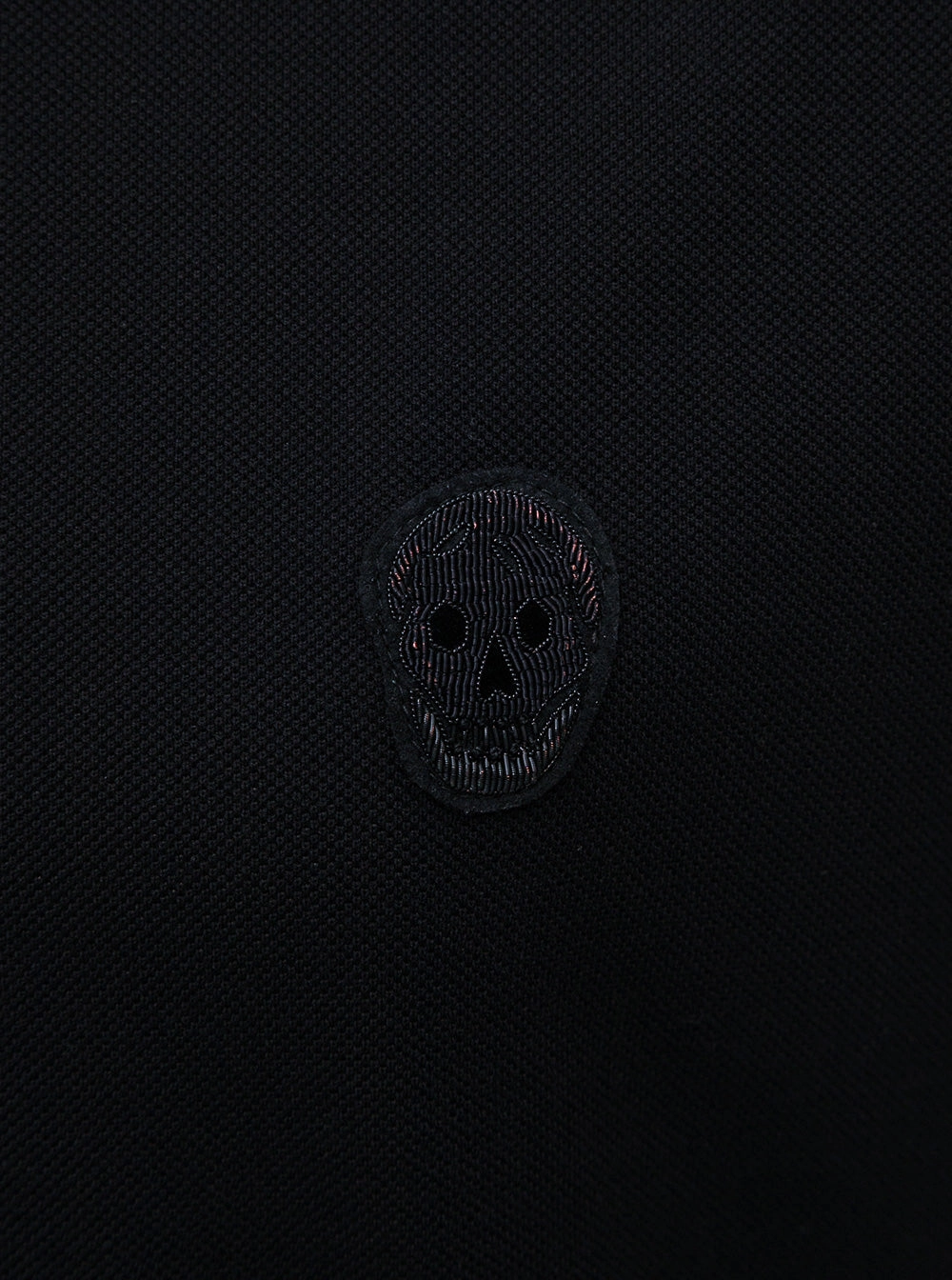 Alexander McQueen Skull Patch Polo Shirt