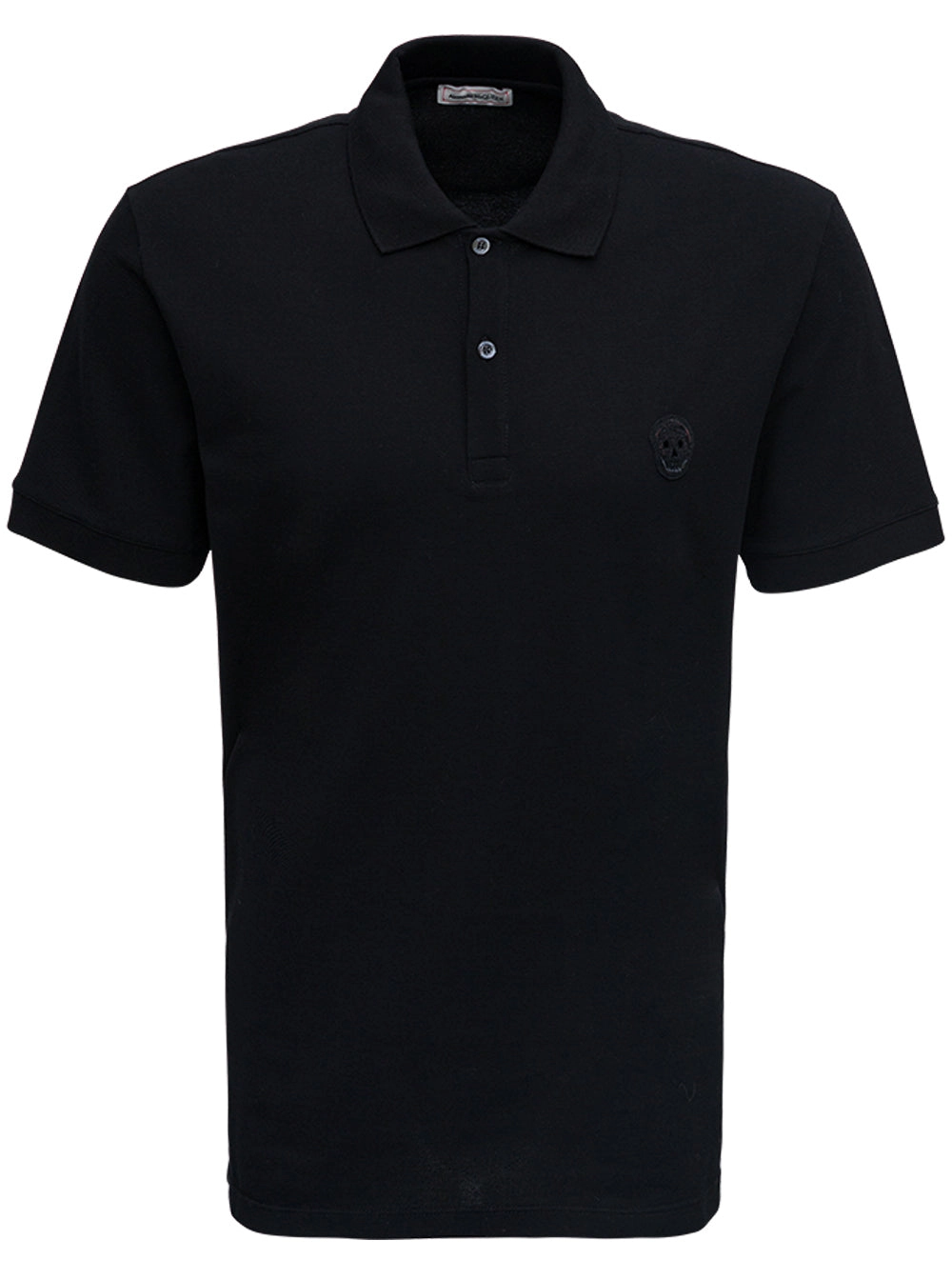 Alexander McQueen Skull Patch Polo Shirt