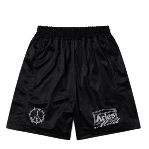Aries Ramscape Airtex Shorts Black
