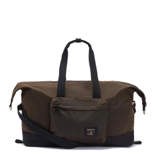 Barbour Field Wax Holdall Olive/Black