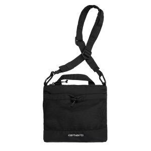 Carhartt WIP Irwin Shoulder Bag Black / Black / White