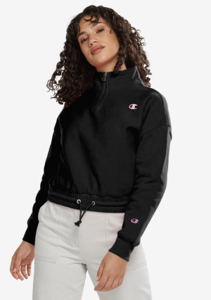Champion Women’s Reverse Weave Small C Quarter Zip