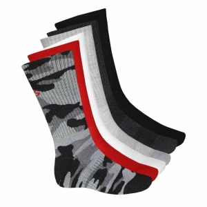 Chaps - Men's 6 Pack Crew Socks (CAC116PK-C GYAST)
