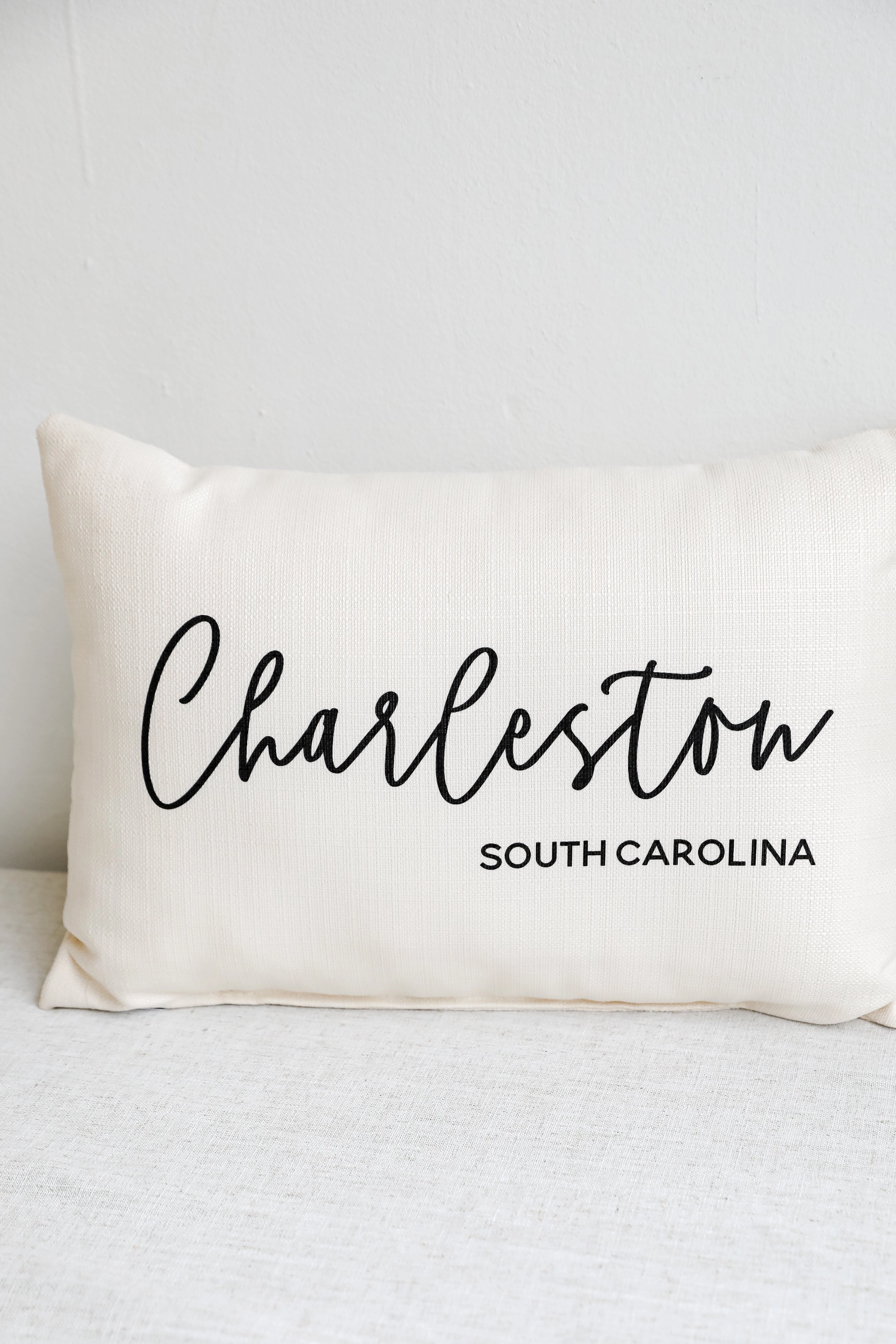 Charleston Script Pillow