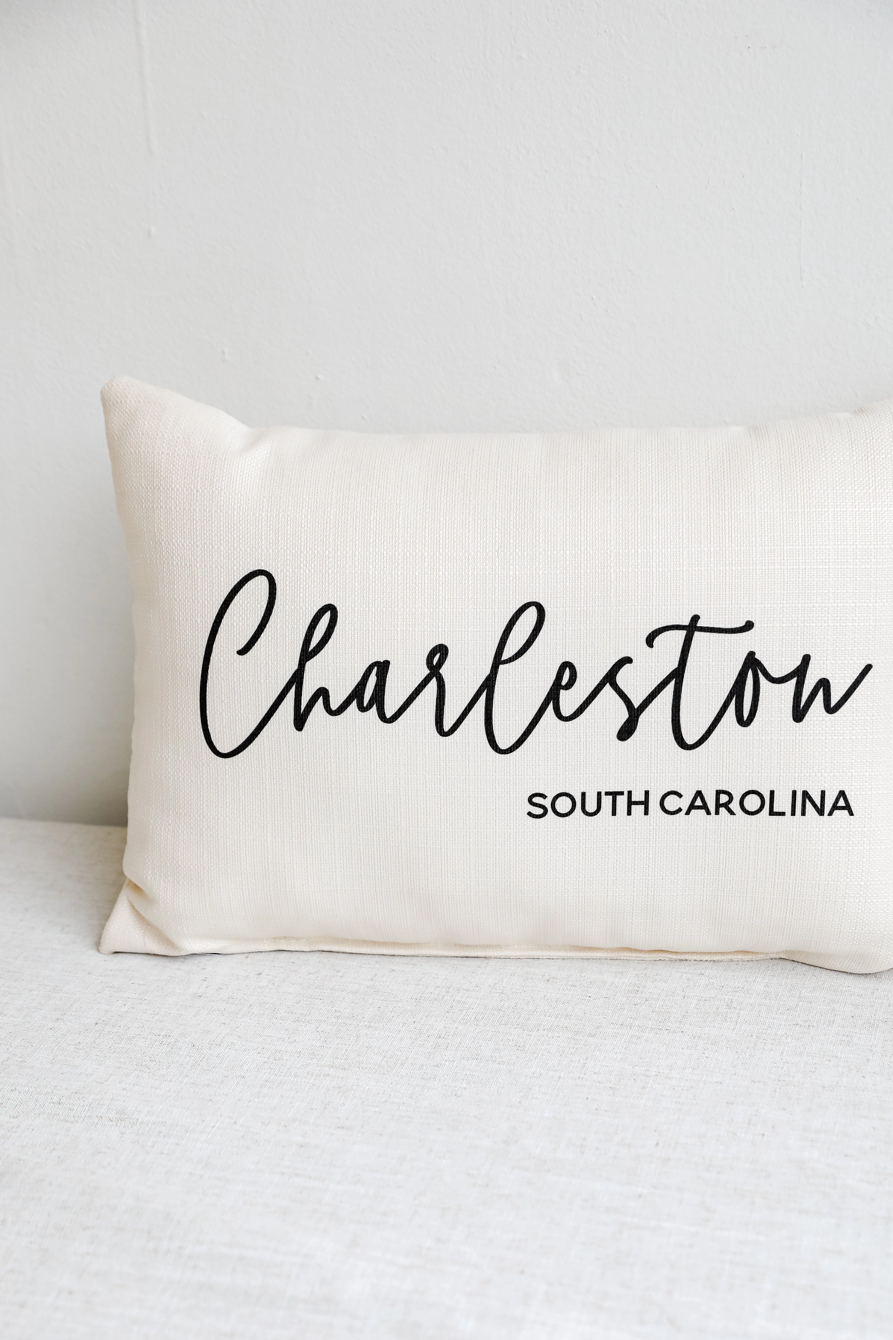Charleston Script Pillow