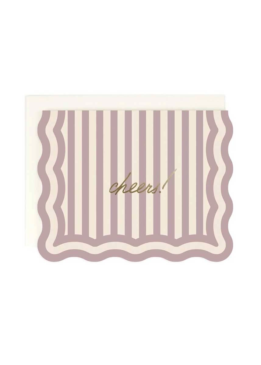 Cheers! Striped Card