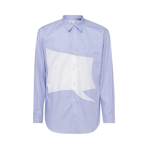 Comme des Garçons Shirt Patchwork Button-Down Shirt