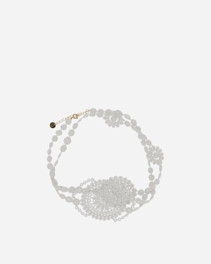 Cotton Lace Bracelet Off White