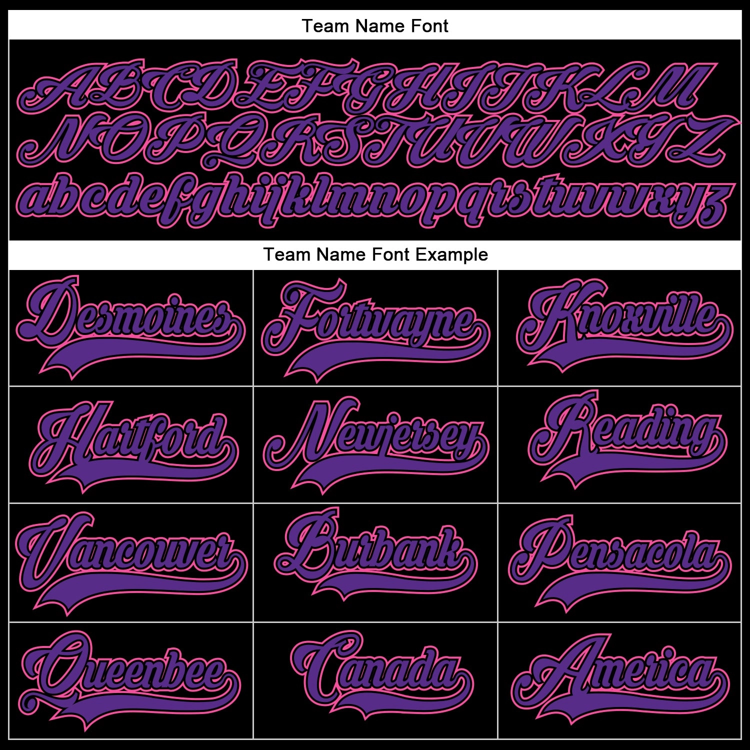 Custom Black Purple-Pink Hockey Lace Neck Jersey
