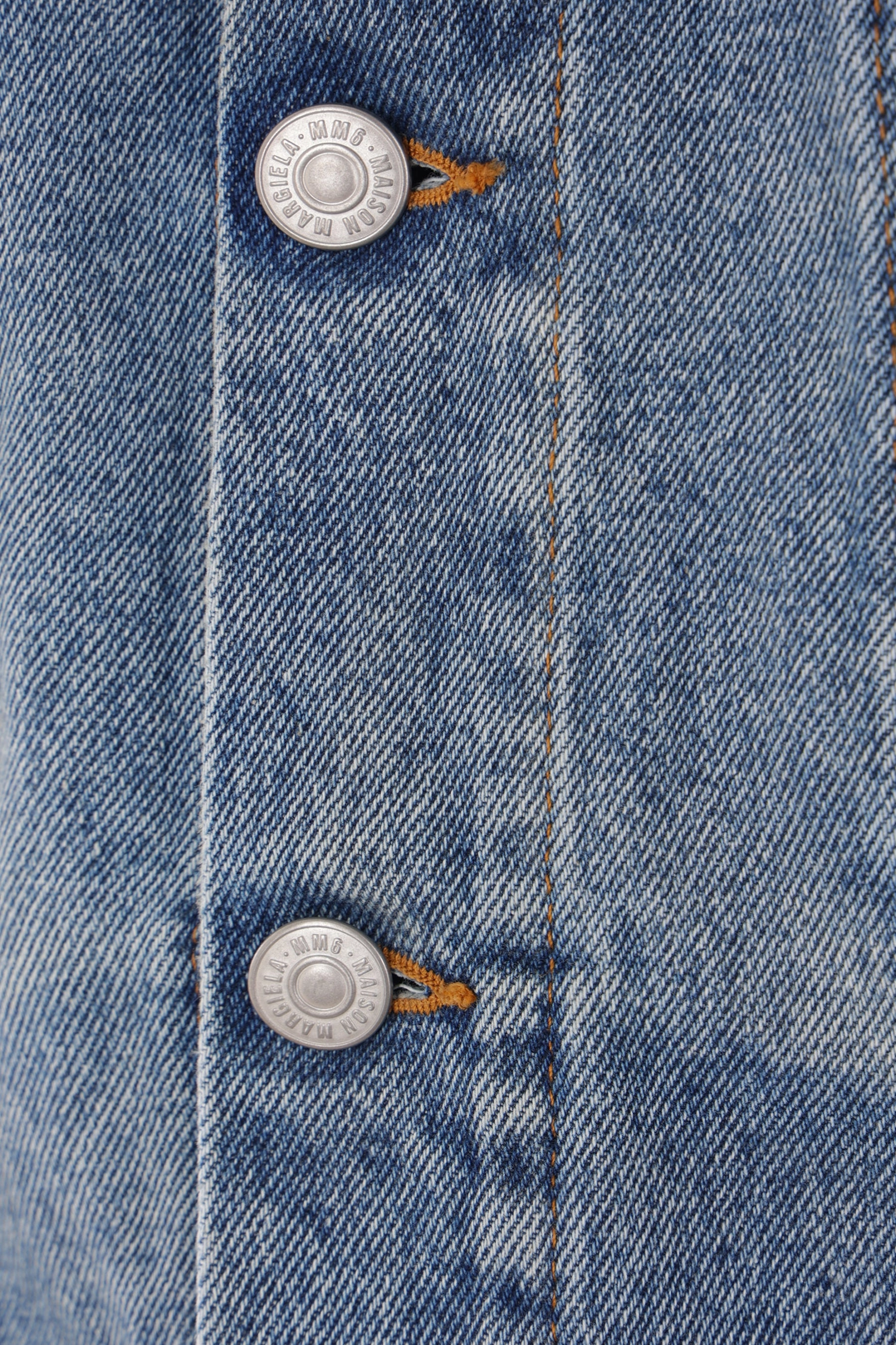 denim jacket with cut-out details