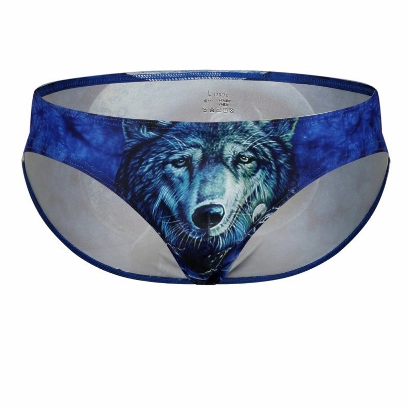 Digital printing polyester men's briefs Anime Panties