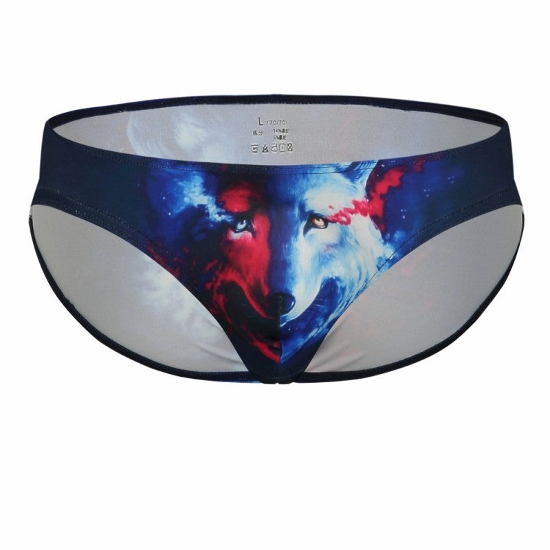 Digital printing polyester men's briefs Anime Panties