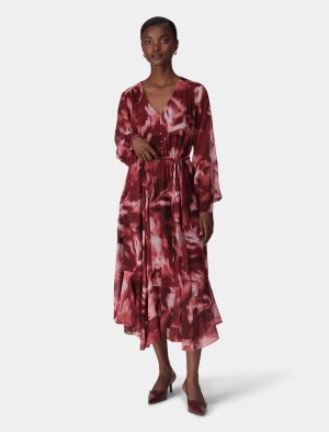 Elizabeth Long Sleeve Midi Dress