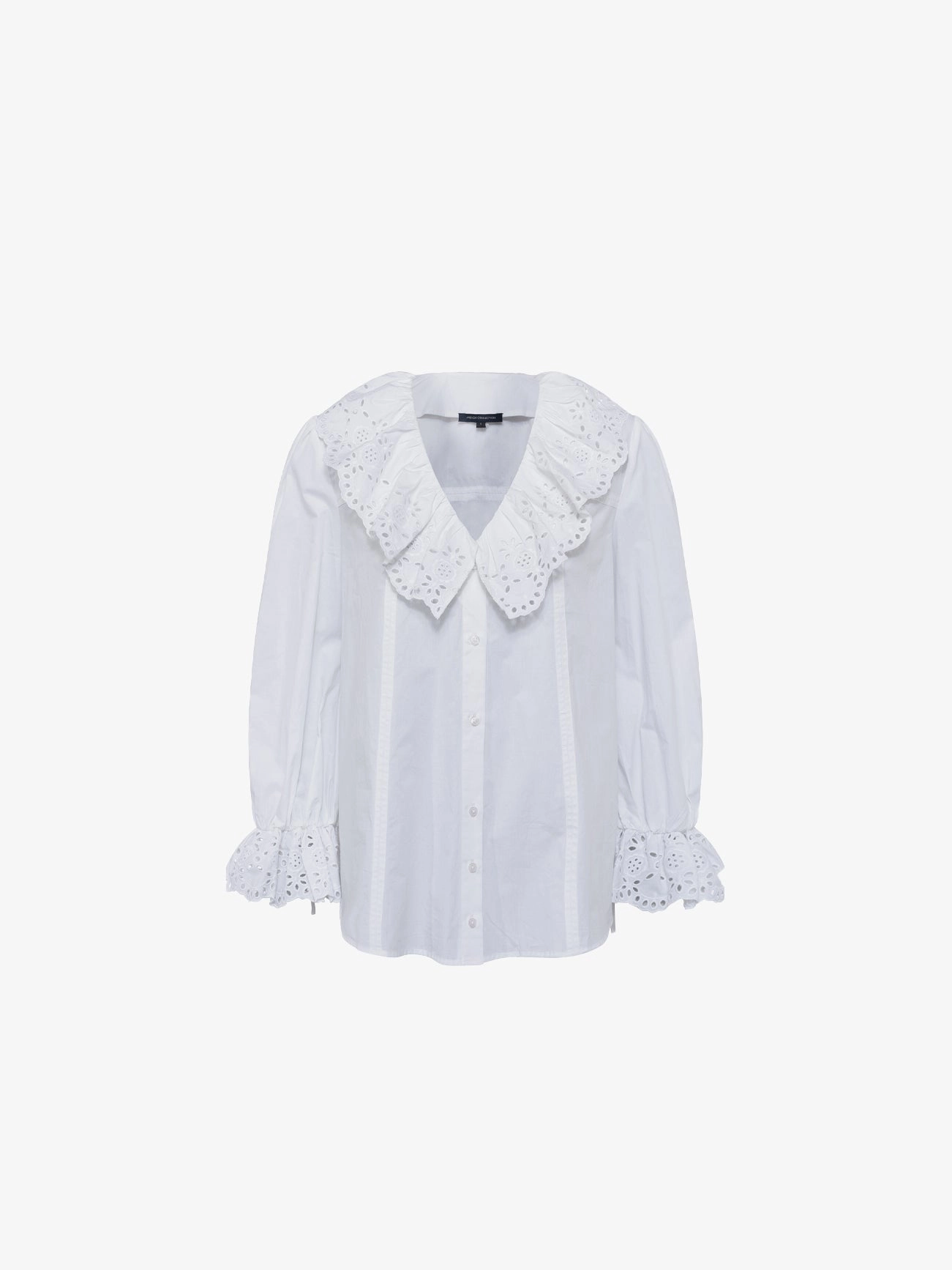 Ena Organic Rhodes Ruffle Blouse