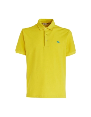 Etro Logo Embroidered Polo Shirt