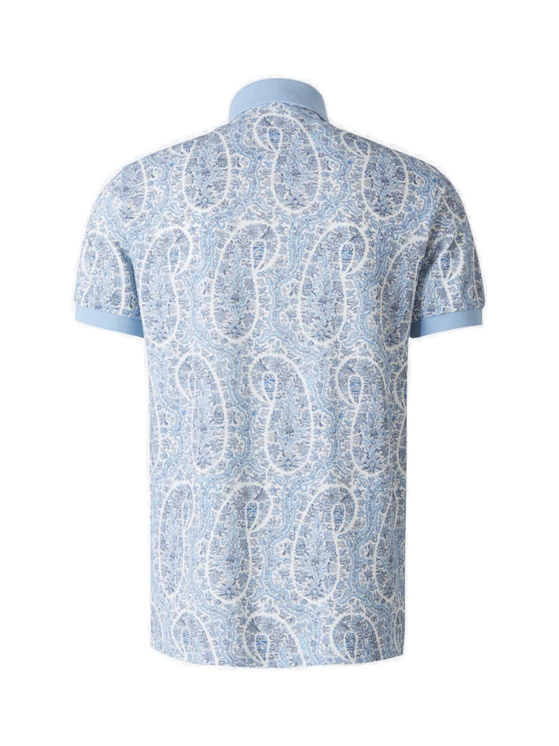 Etro Paisley Motif Polo Shirt
