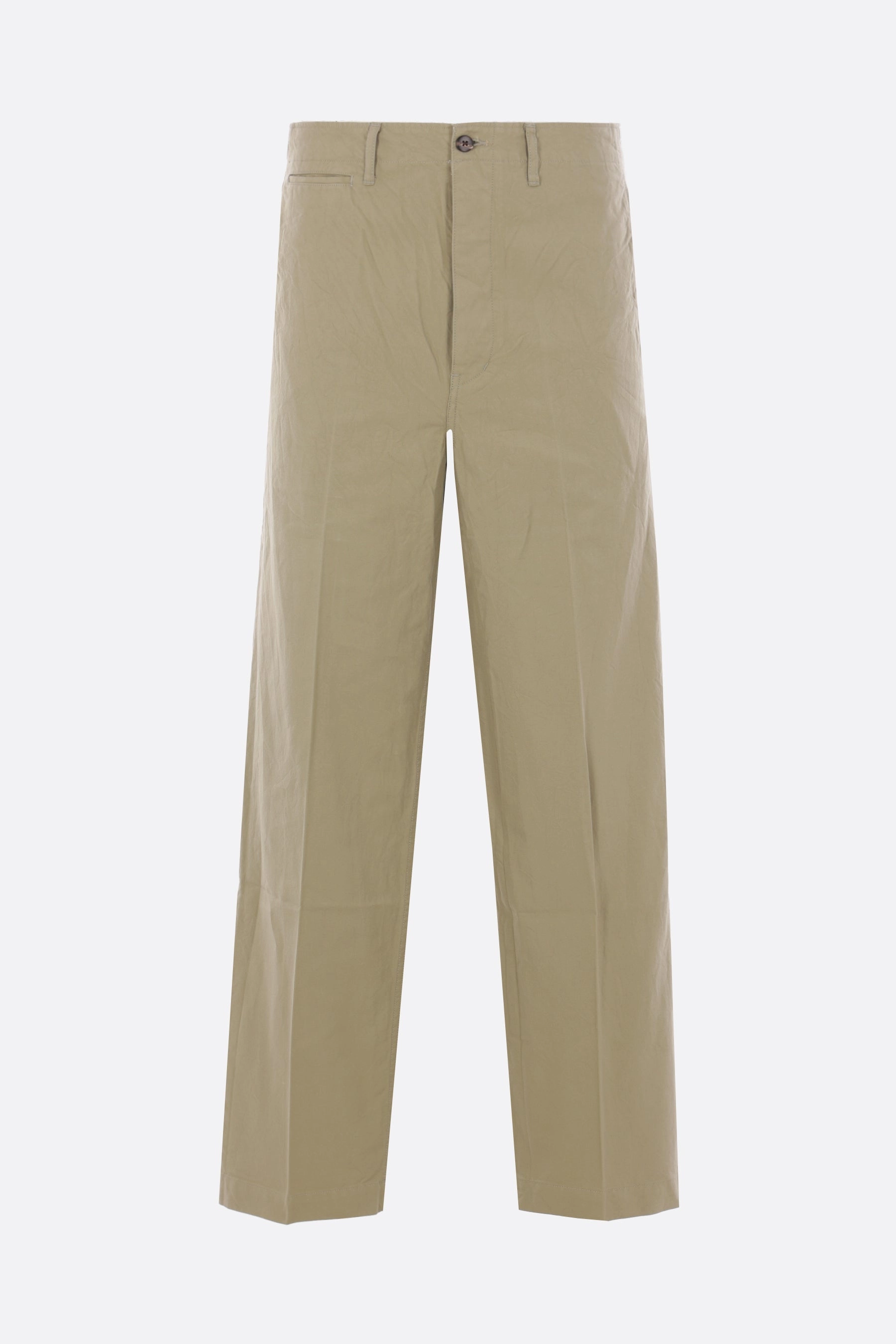 Ex Wide Chino trousers in cotton