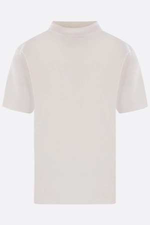garter mockneck t-shirt