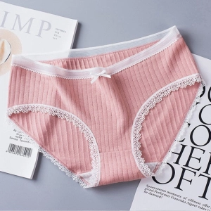 Girls In Panties Seamless Breathable Cotton Girl Student Briefs