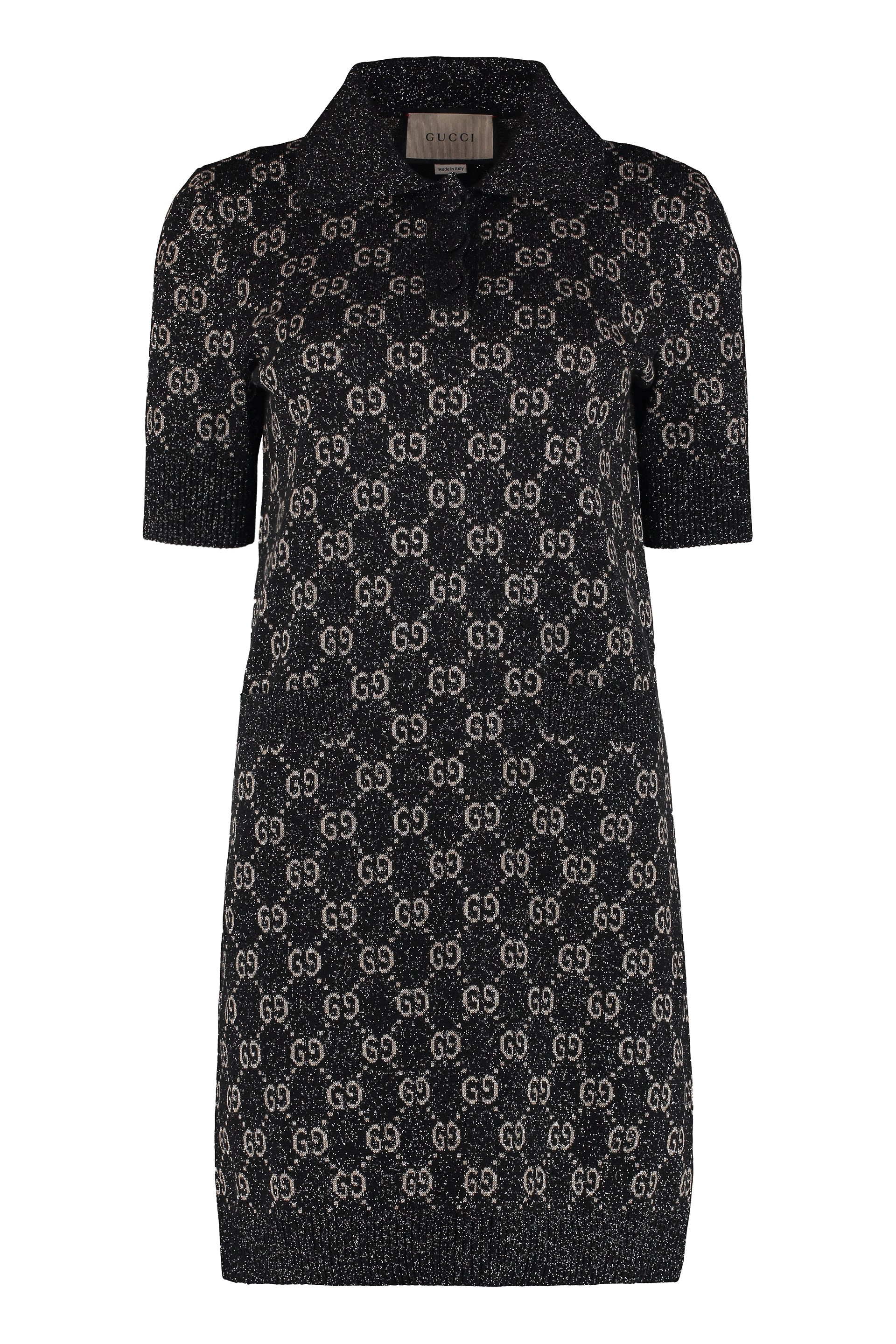 Gucci GG Jacquard Polo Dress