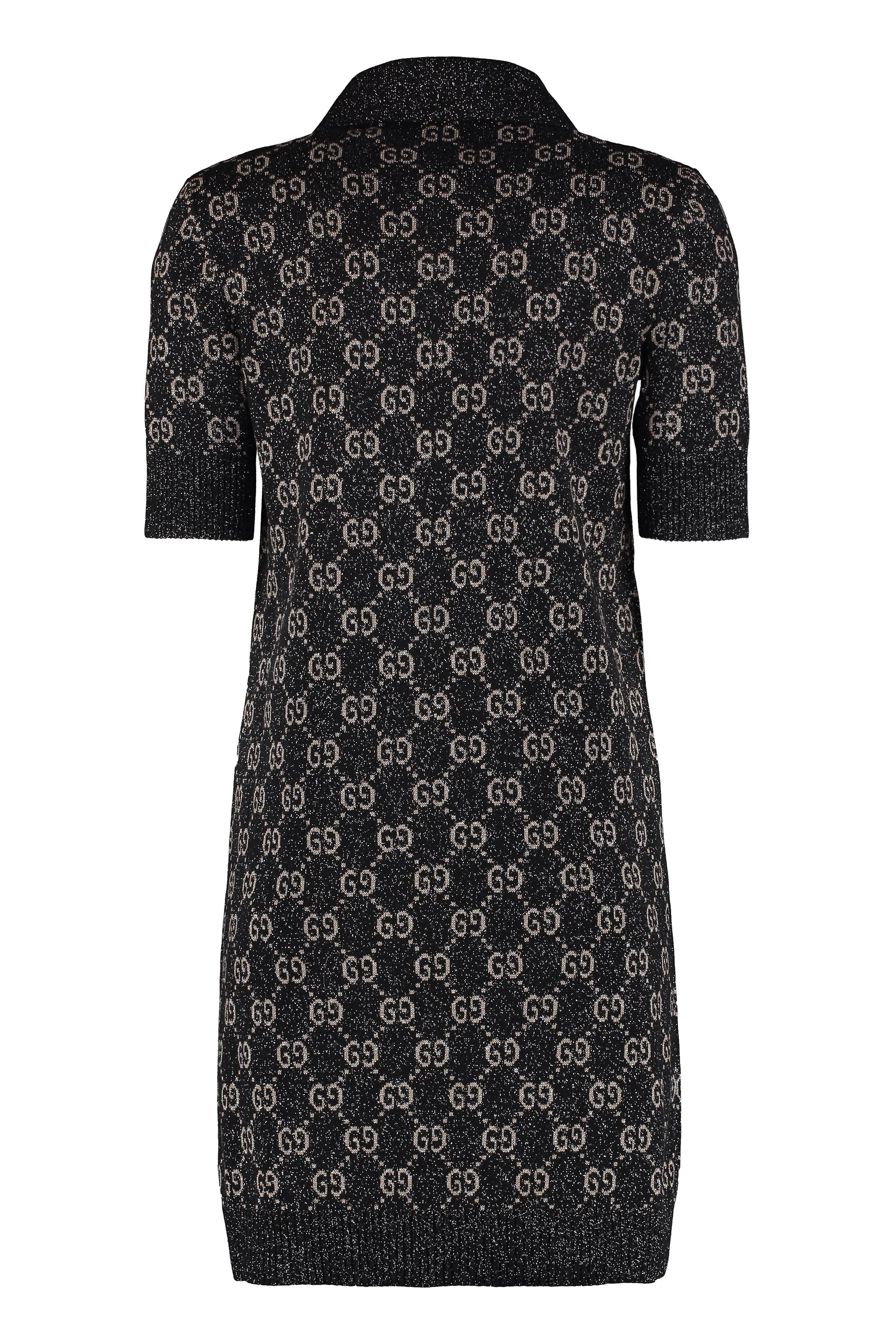 Gucci GG Jacquard Polo Dress