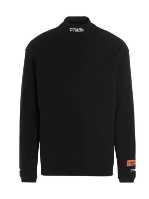 Heron Preston Logo Mock-Neck T-Shirt