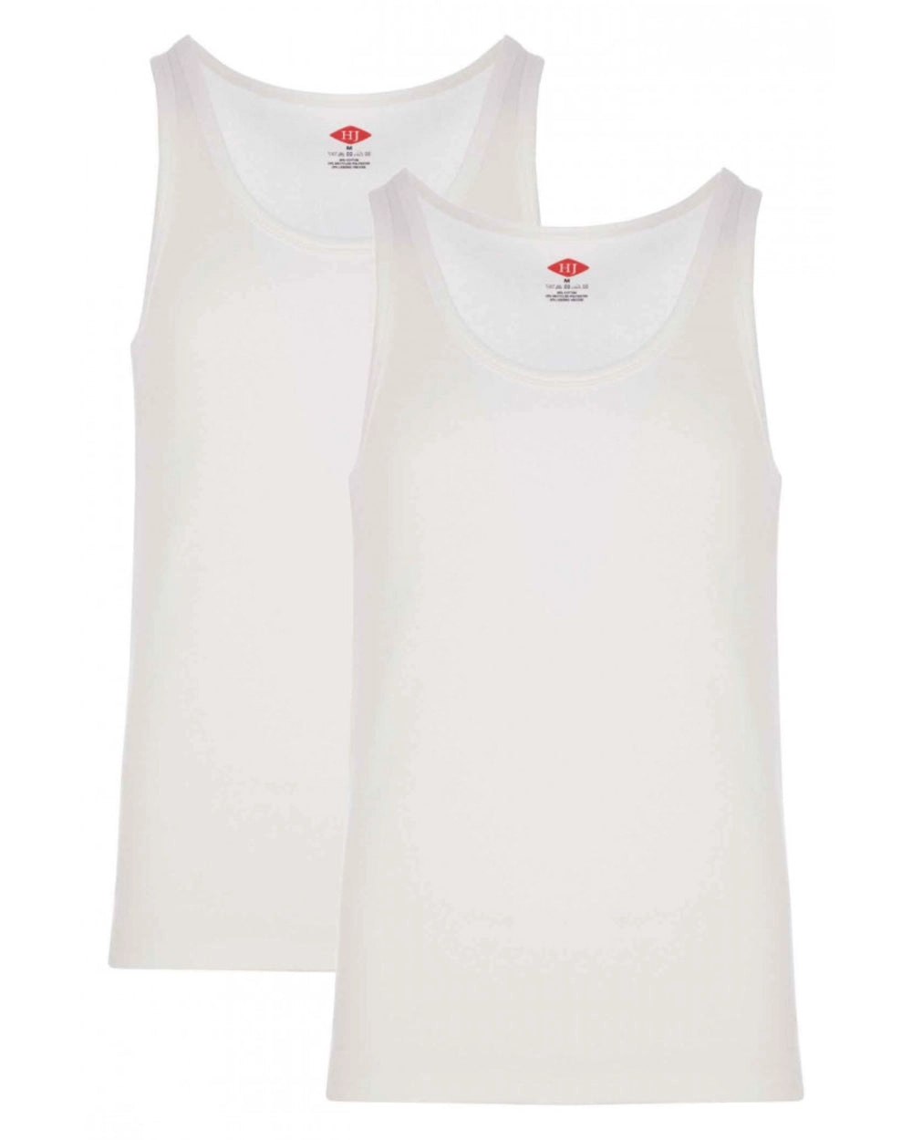 HJ Hall Mens Cotton Rich Thermal Vest Twin Pack
