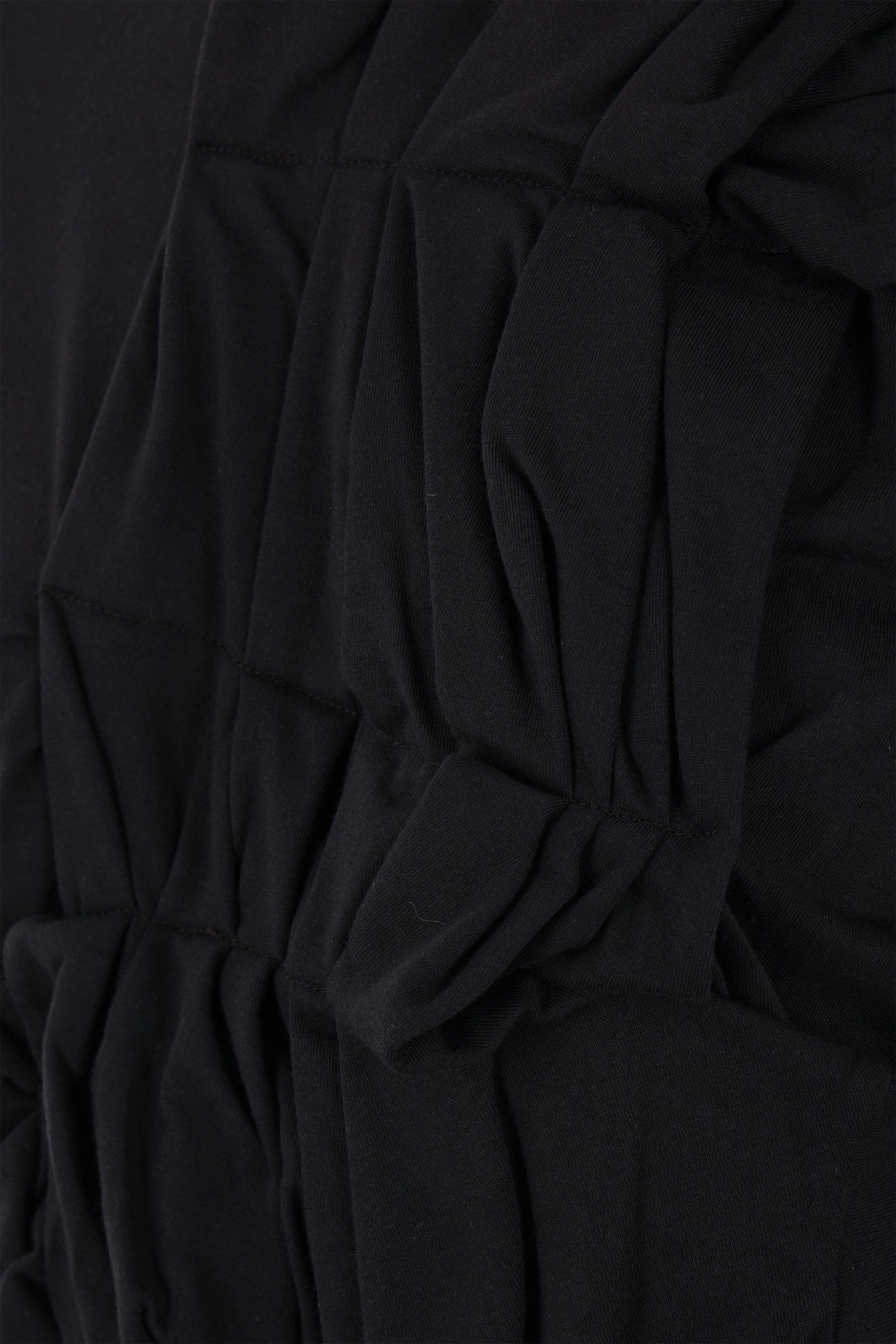 jersey t-shirt with ruches