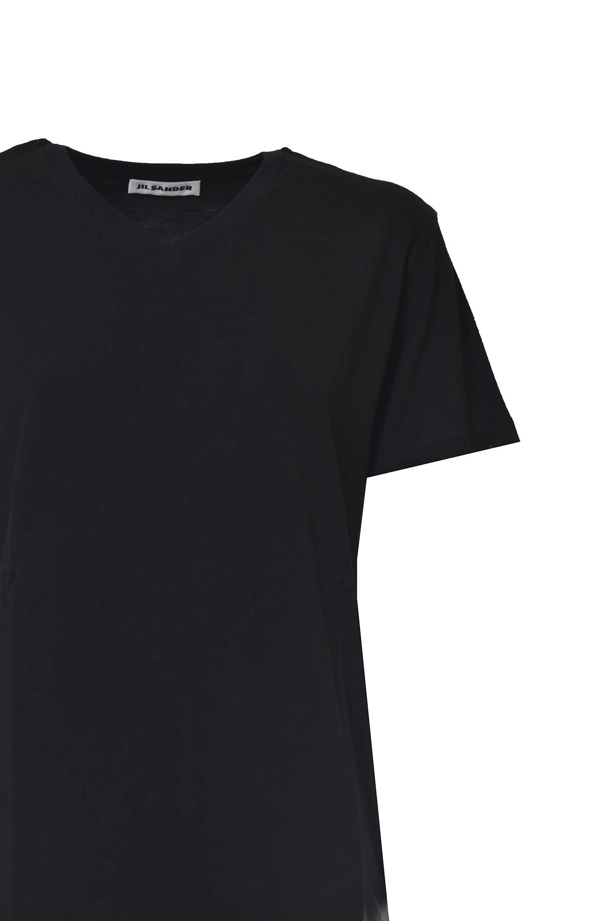 Jil Sander V-Neck Straight Hem T-Shirt