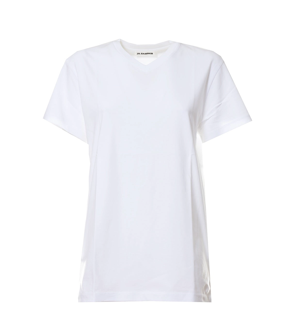 Jil Sander V-Neck Straight Hem T-Shirt