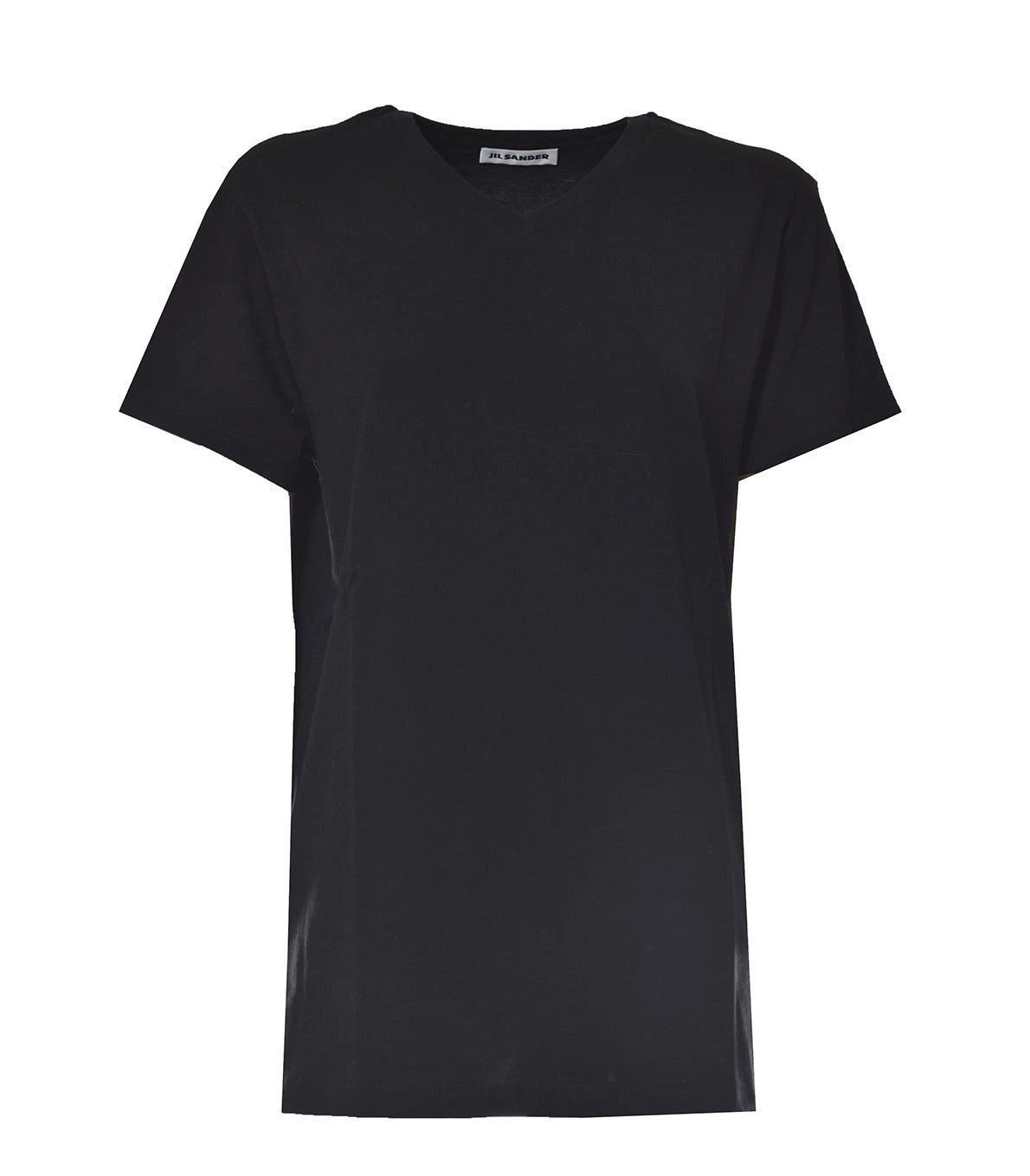 Jil Sander V-Neck Straight Hem T-Shirt