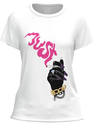 Just Cavalli Graphic Print Crewneck T-Shirt