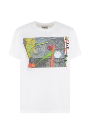 Kenzo Graphic Printed Crewneck T-Shirt