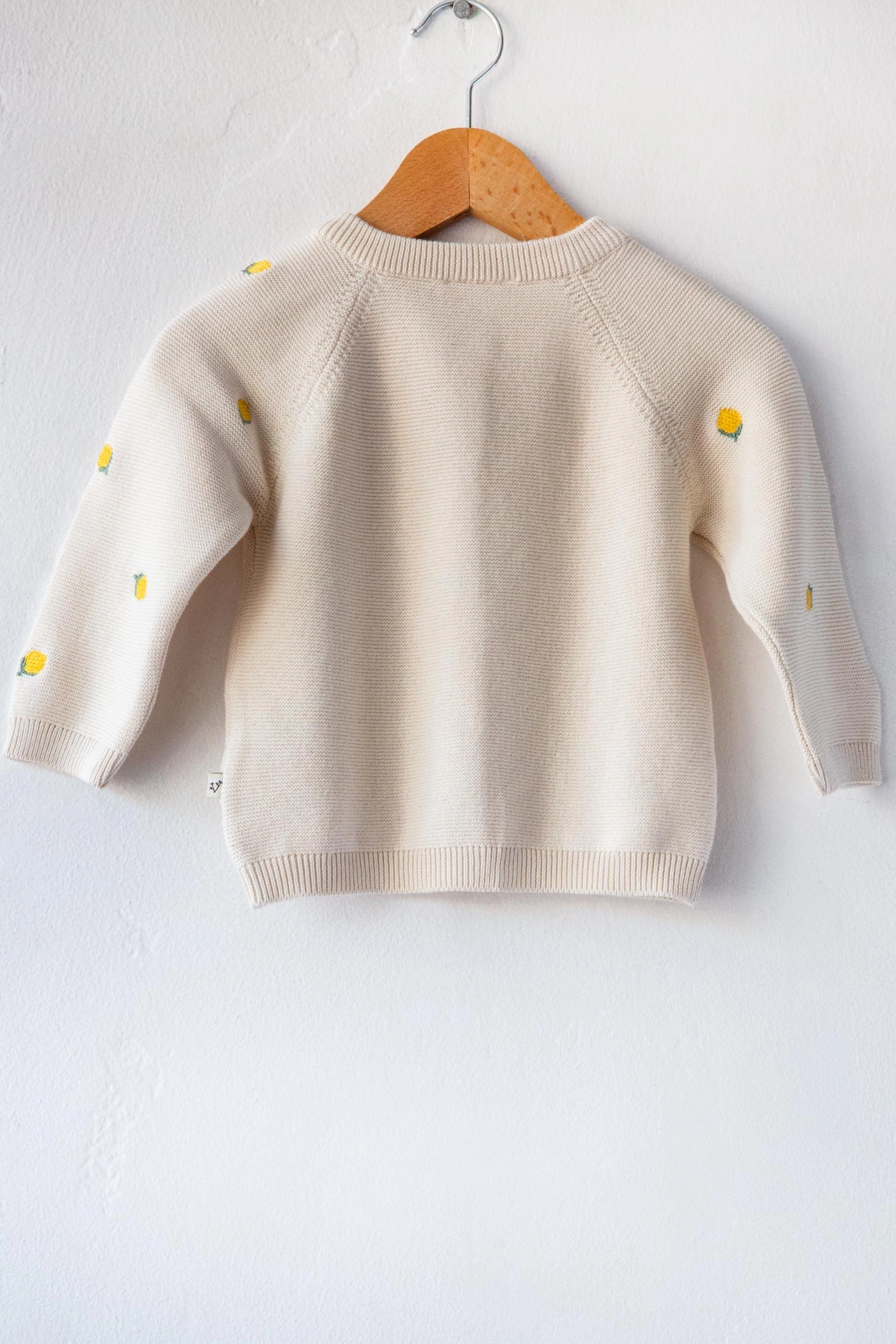 Lemon Emb Cardigan
