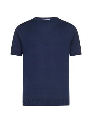 Malo Round Neck Straight Hem T-Shirt