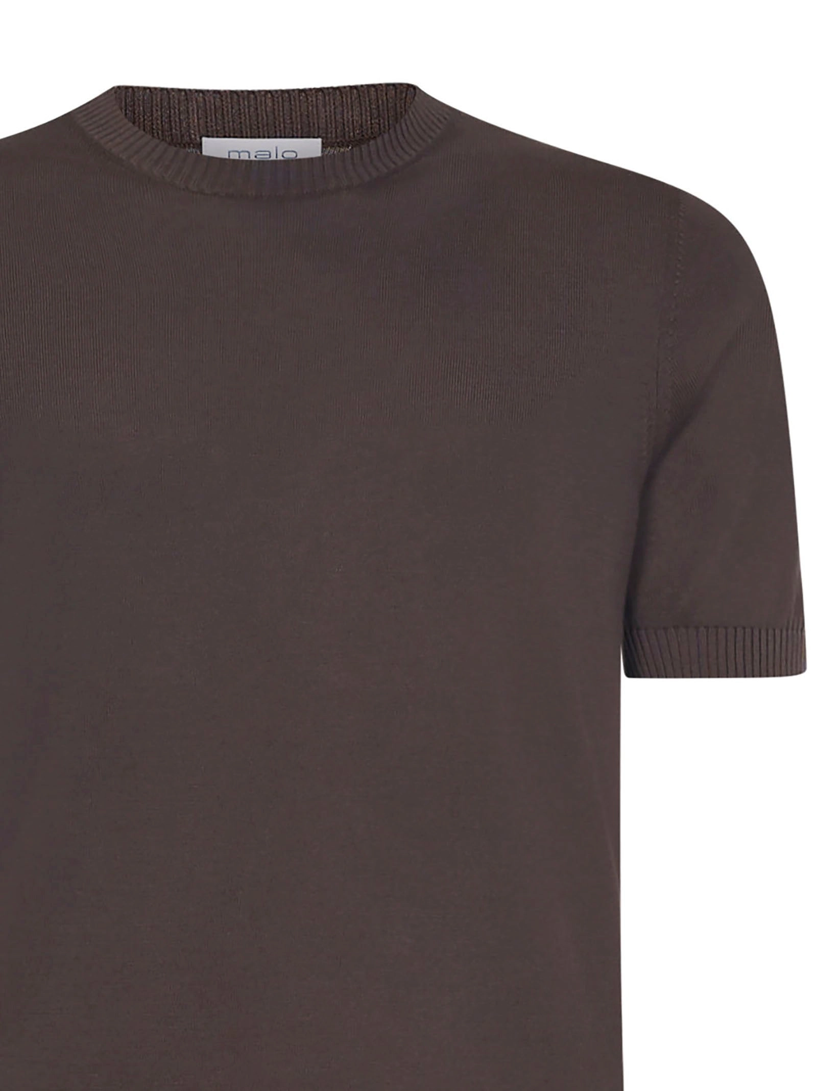 Malo Round Neck Straight Hem T-Shirt