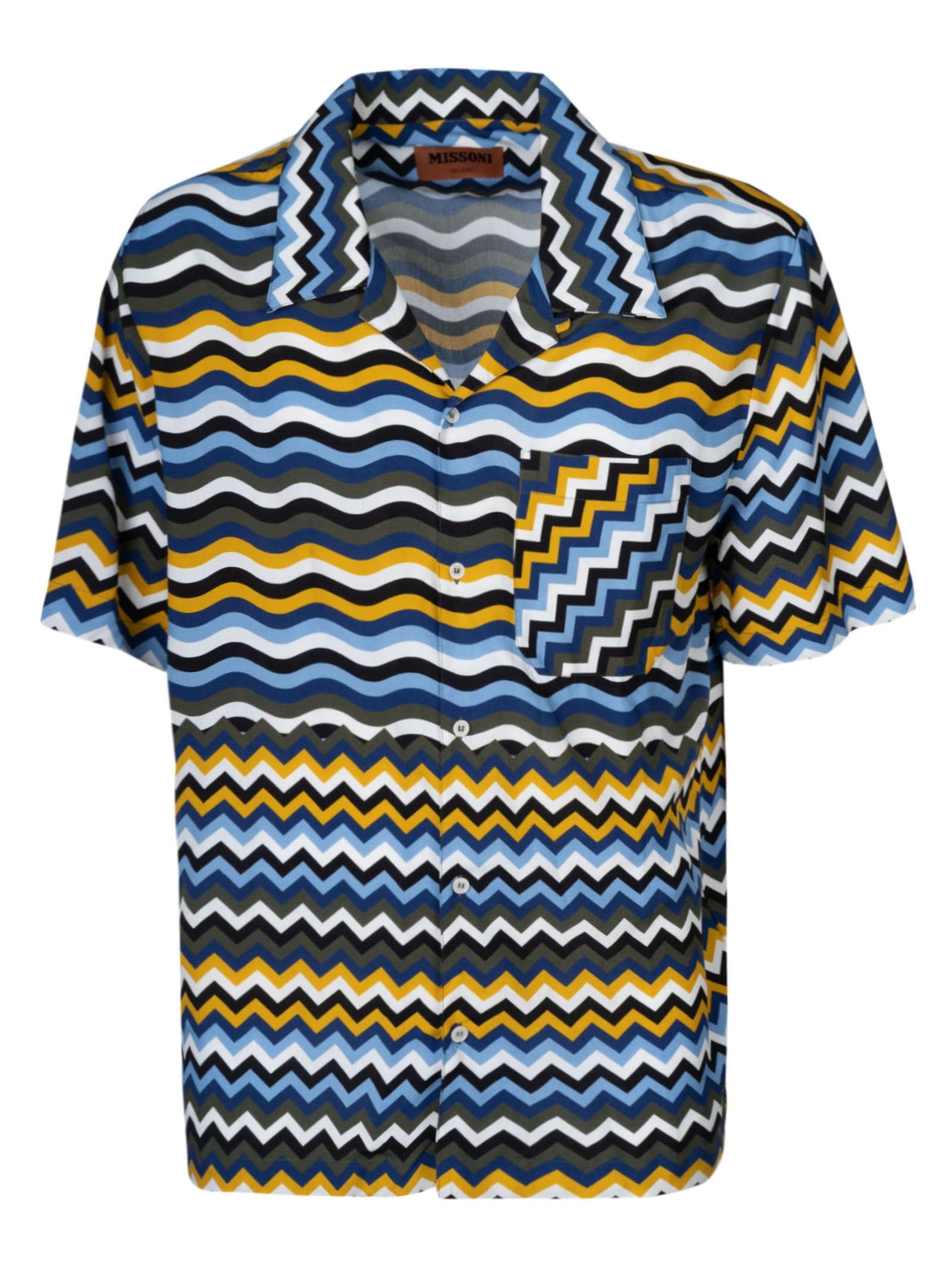 Missoni Zig Zag Printed Button Up Shirt