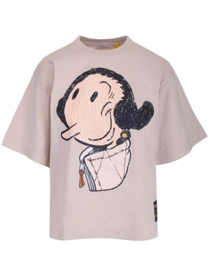 Moncler X Olivia Oyl Graphic Printed Crewneck T-Shirt