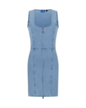 Nelipa-B Sleeveless Denim Mini Dress