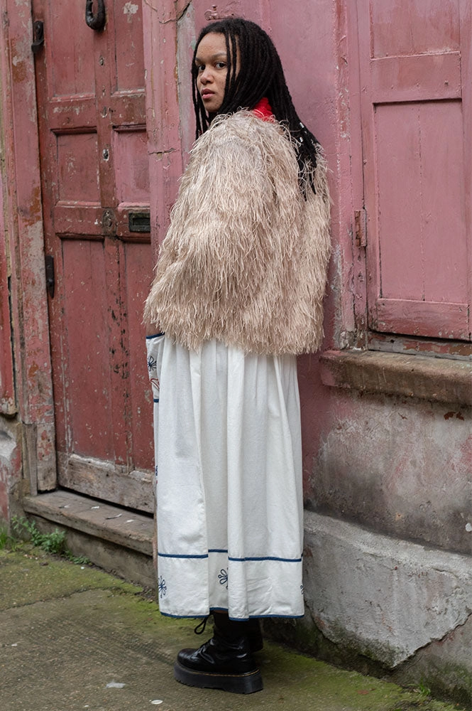 Nué Notes Nottingham Egret Embroidered Skirt