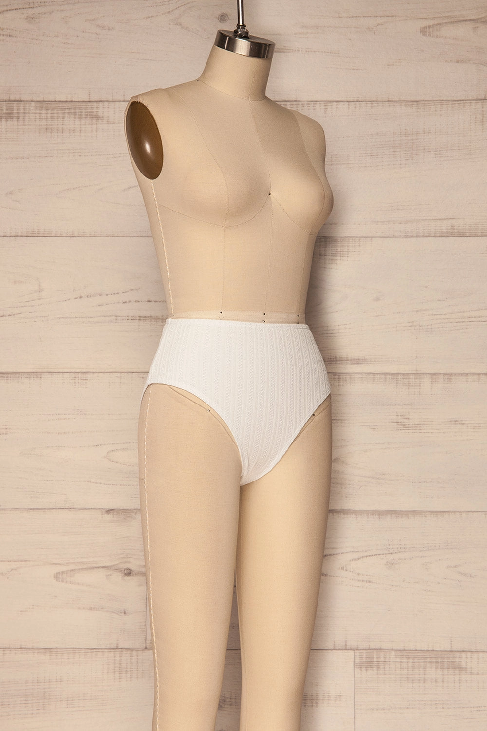Orsenigo | White Textured Bikini Bottom