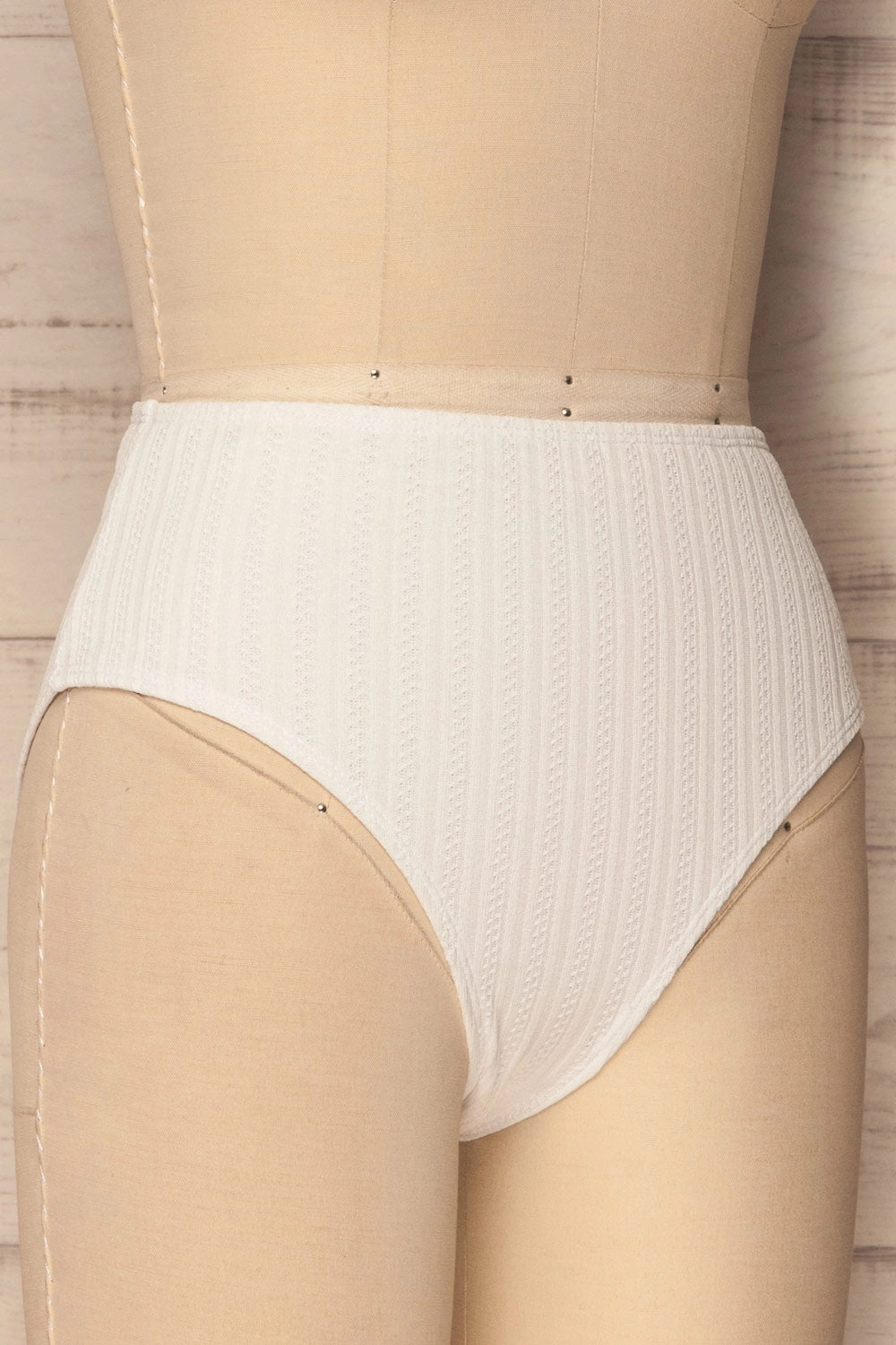 Orsenigo | White Textured Bikini Bottom